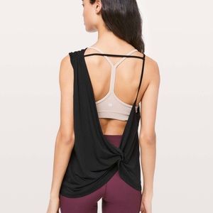 Lululemon Black Dare to Drop Tank Size 4